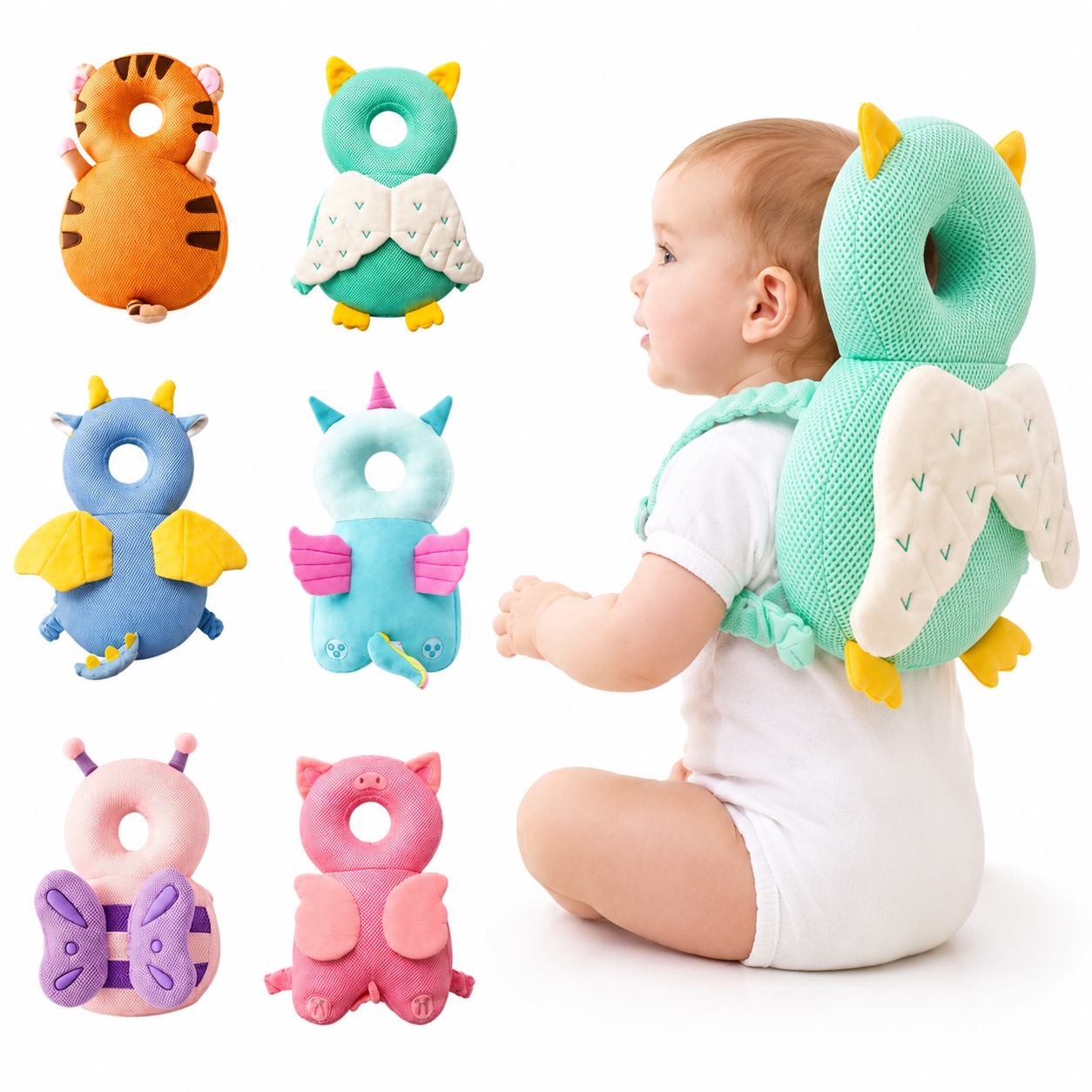 Baby-Kopfschutz-Rucksack